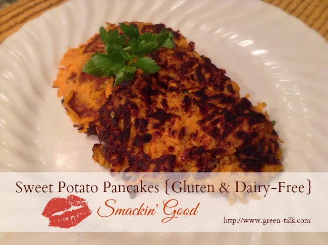 sweet potato pancake recipe (gluten and dairy-free)