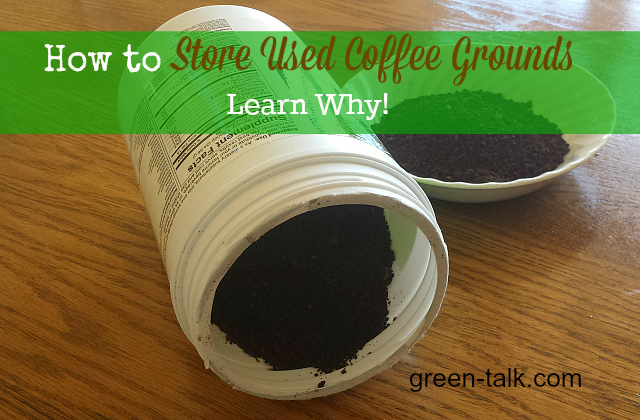 How to Store Used Coffee Grounds