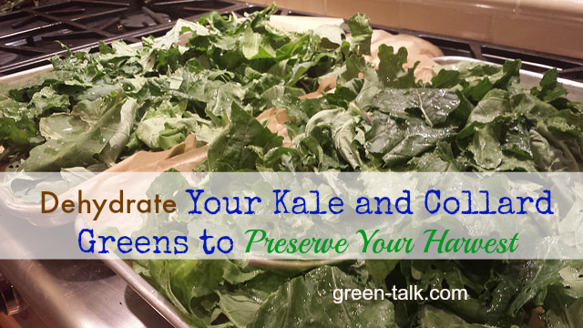 dehydrate your kale and collard greens
