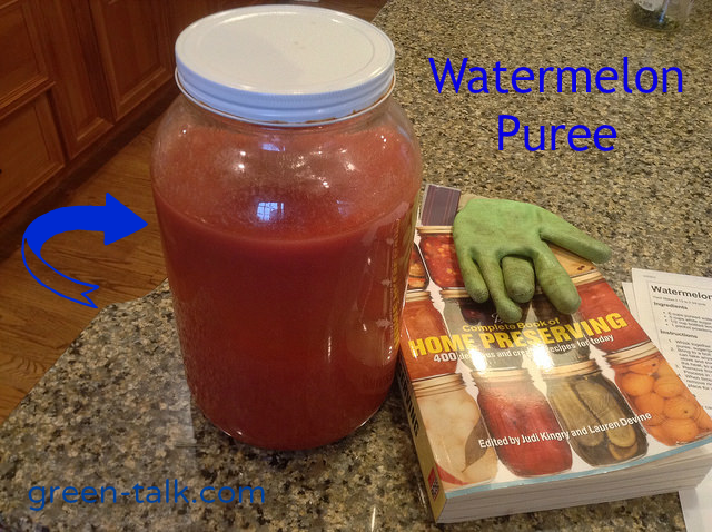 watermelon puree