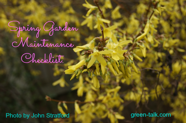 Spring Garden Maintenance Checklist