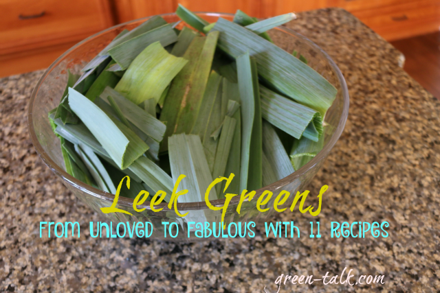 Leek greens recipes