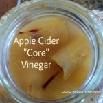 Apple Cider Vinegar Using Apple Cores