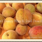 How to Easily Peel Peaches