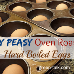 Oven Roasted Hard Boiled Eggs